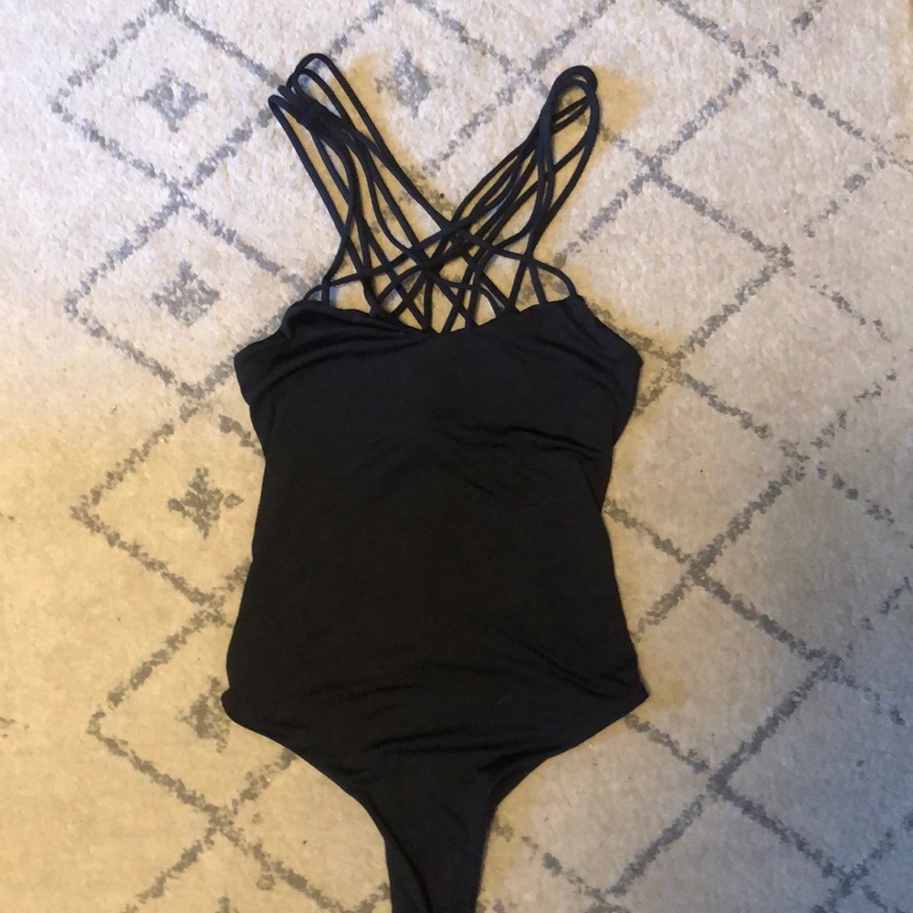 WHITE FOX shaanxo strappy bodysuit